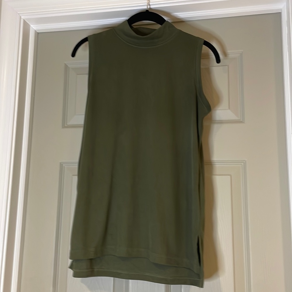 |BR| Women’s Top Mockneck Sleeveless Green Size XS